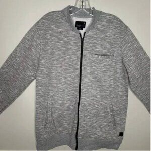 Tavik Modern Beach Culture Full Zip Jacket Gray Size Medium